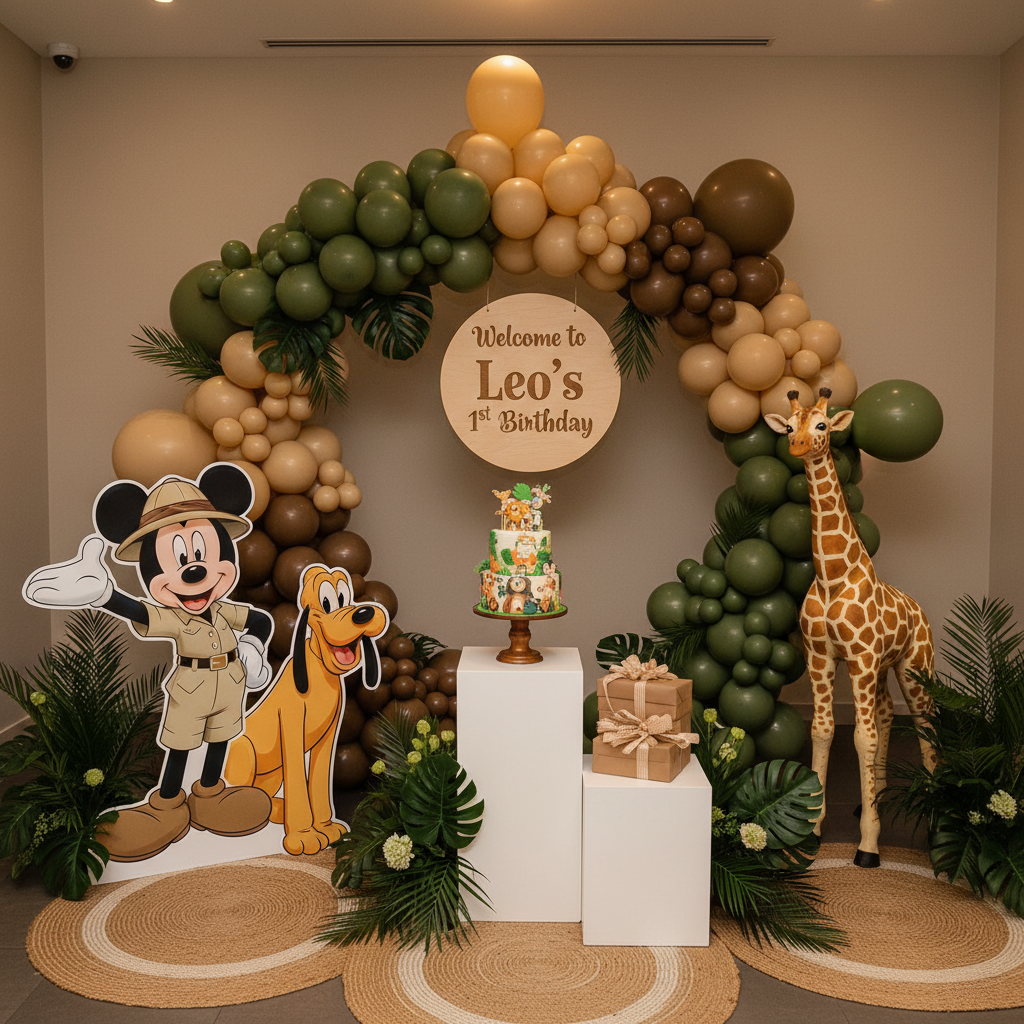 Magnificence Sky Events luxury birthday decoration by leading Birthday event planner in Dubai