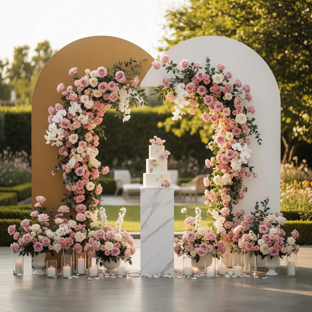 Magnificence Sky Events best wedding event planner in Dubai creating luxury wedding decor and setups